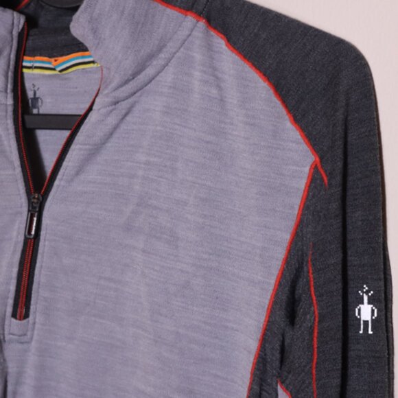 Smartwool Light Gray Long Sleeve Shirt Small - Picture 2 of 7